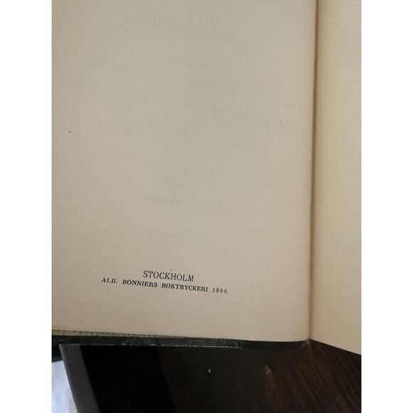 Antique Leather Bound Book 1906 Biografiskt Hanlexikon - Picture 5 of 6